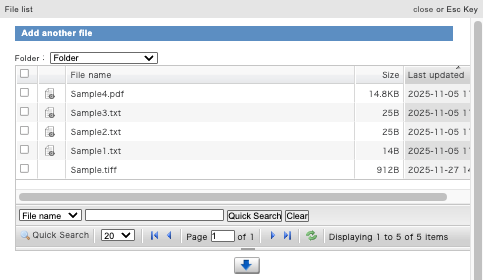 add file